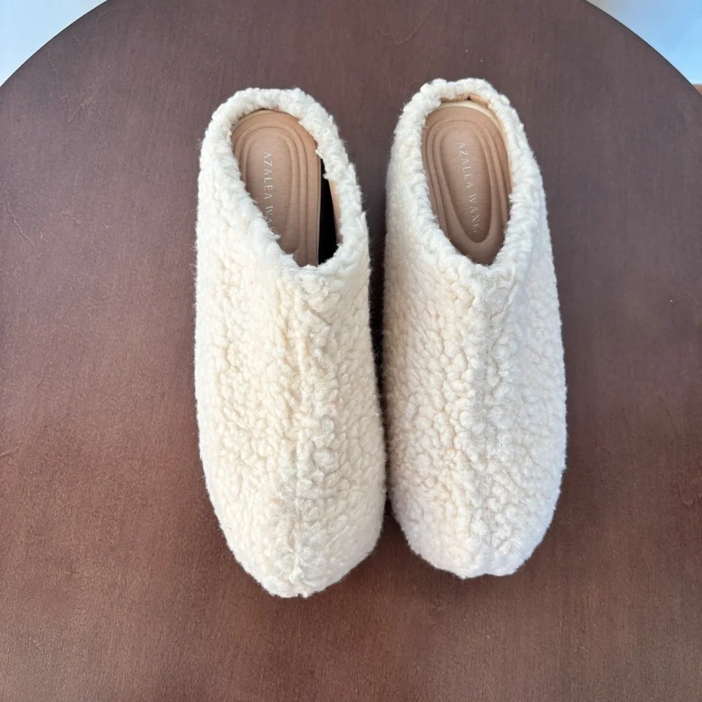 Azalea Wang cozy clogs